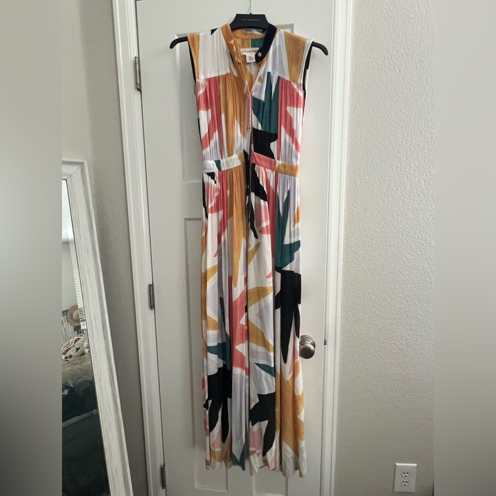 Mara Hoffman Swim Button Up Jumpsuit